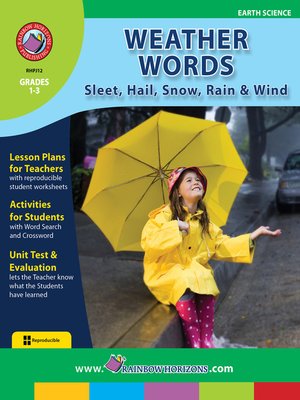 cover image of Weather Words: Sleet, Hail, Snow, Rain & Wind